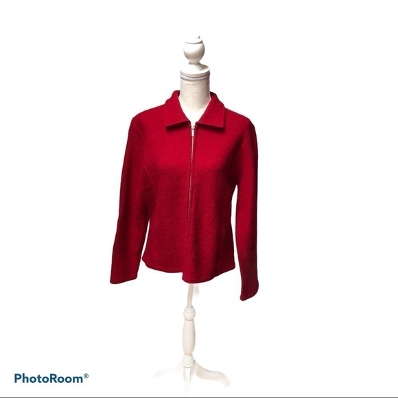 Vintage Tally-Ho Red Wool Jacket Size M - Picture 1 of 5